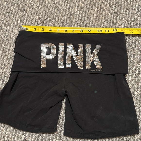 Pink yoga Victoria’s secret fold over shorts - Picture 3 of 7
